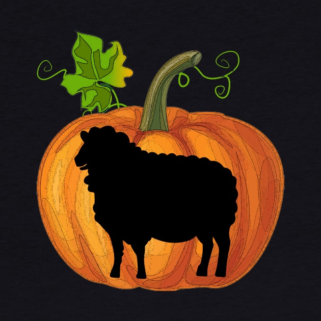 Sheep in pumpkin by Flavie Kertzmann